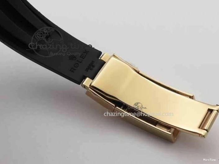 MiroTime 0316 RelaxedFit Daytona 116515 Noob 1:1 Best Edition Rose Gold Dial On Black Rubber Strap A7750(Free Extra Strap) 3740